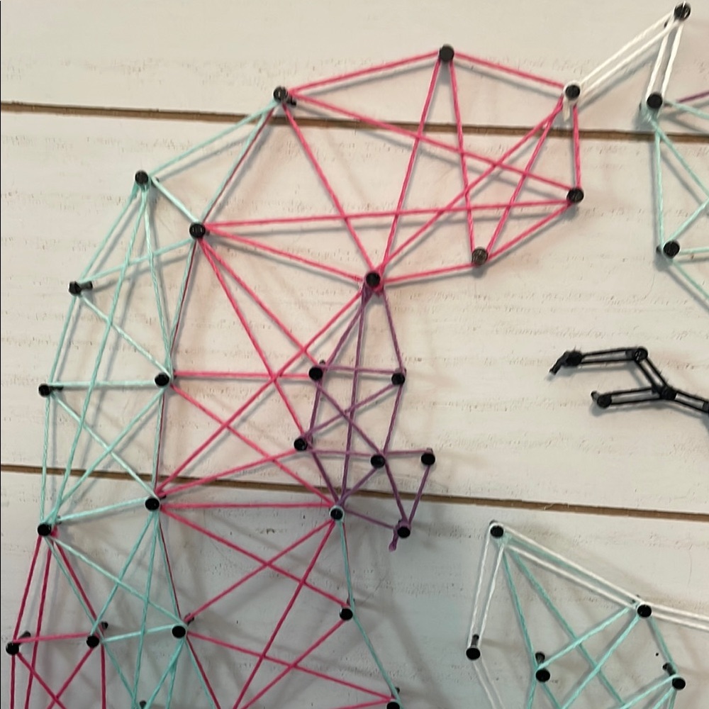 Colorful Unicorn String Art - Picture 2 of 5